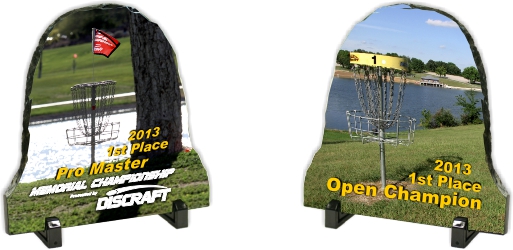 slate disc golf trophies