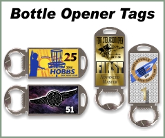 Bottle Opener Bag Tags